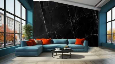 Black Paper Texture for Minimalist Design Concepts Wall mural