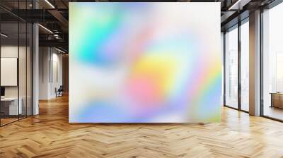 Vibrant Rainbow Light Texture Overlay, Abstract and Colorful Background Wall mural