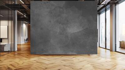 Texture of old gray concrete wall for dark gray background Wall mural