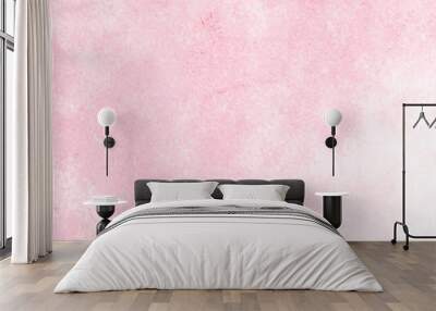 Vintage or grungy pink background of natural cement or stone old texture as a retro pattern wall Wall mural