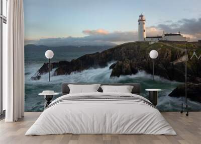 Fanad Rough Seas.
Fanad Lighthouse situated in Co Donegal, Ireland.  One of the country's most famous lighthouse dating back over 200 years undisturbed by the battering from the Atlantic Ocean. Wall mural