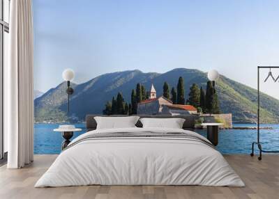 Ostrvo Sveti Dorde ( Island of Saint George) in Montenegro Wall mural