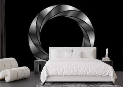 aperture- photography logo Wall mural