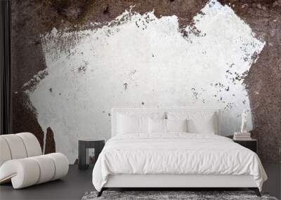 White paint splash background Wall mural