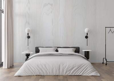 An elegant abstract background showcasing a white plywood texture. The surface is subtly detailed with natural grain patterns and a smooth, refined finish, creating a sophisticated and minimalist. Wall mural