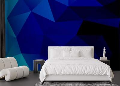 Creative colorful abstract polygonal background design. Graphic design template. Wall mural