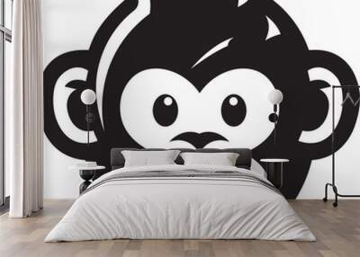 Monkey Vector Wall mural