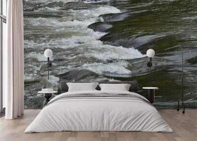 Iguazu River Water Pattern Wall mural