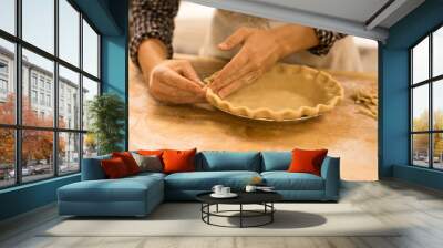 shaping pie crust Wall mural