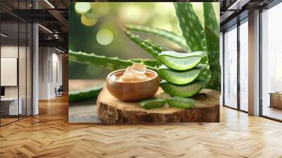 aloe vera skin care moisturizer  Wall mural