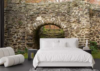 Stone wall Wall mural