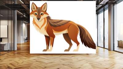 coyote cartoon vector illustration Wall mural