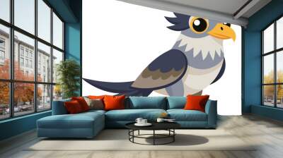 goshawk cartoon vector illustration Wall mural