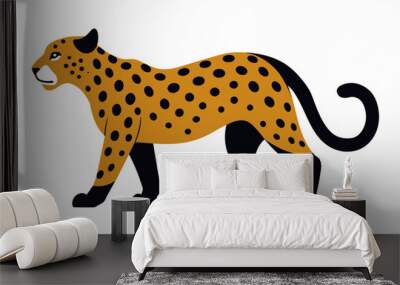 jaguar cartoon vector illustration Wall mural