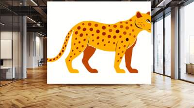 jaguar cartoon vector illustration Wall mural