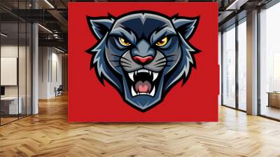 panther vector illustration Wall mural