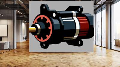 starter motor vector illustration Wall mural