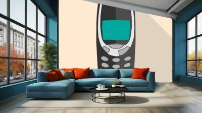 phone 2g, a classic phone was popular in two generation. Wall mural