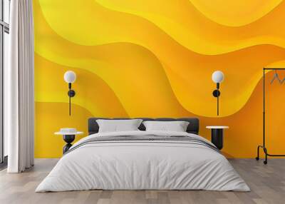 Orange and yellow gradien background Wall mural