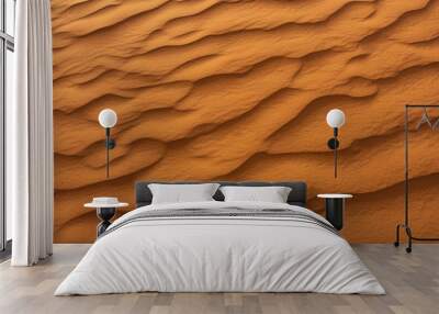 Beautiful sand dunes in the Sahara desert. Wall mural