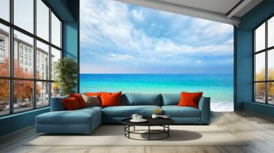 beauty sea and sky Wall mural