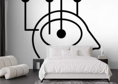 Digital business trade strategies vector Glyph icon concept  Wall mural