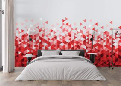 abstract technology background with triangle. vector illustration. Wall mural