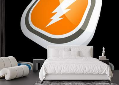 blitz symbol icon Wall mural