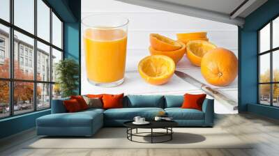 Freshly squeezed orange juice Wall mural