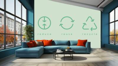 Earth day. Ecology banner social media vector Wall mural