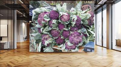 cauliflower on the market Wall mural