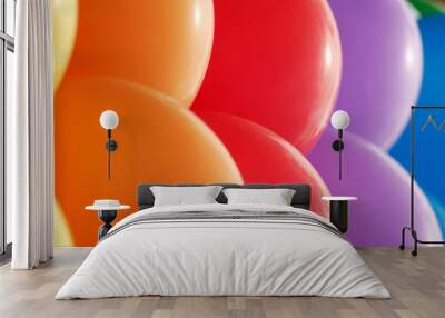 colorful bright ballons Wall mural