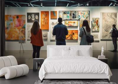 Contemporary Arts: Inside the Museum, A Blurred View of a Beautiful Urban Space Wall mural