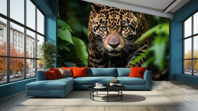 Mammal big portrait face hunter fur animal wildlife wild nature cat Wall mural