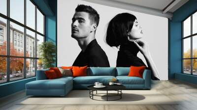 man and woman Wall mural