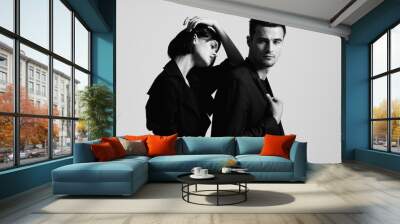 man and woman Wall mural