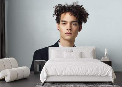 portrait of a young man Wall mural