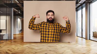 portrait of young man Wall mural