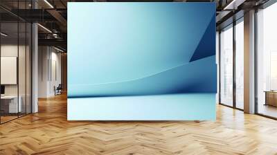 shadow design wall minimal interior floor modern background mockup light indoor room. Generative AI. Wall mural