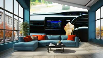 drive and car navigation system Wall mural