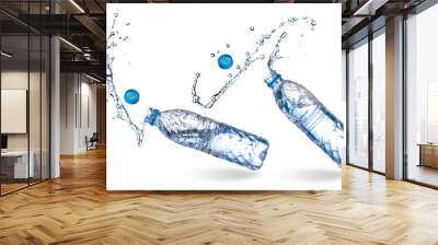 Water up from a plastic bottle Wall mural