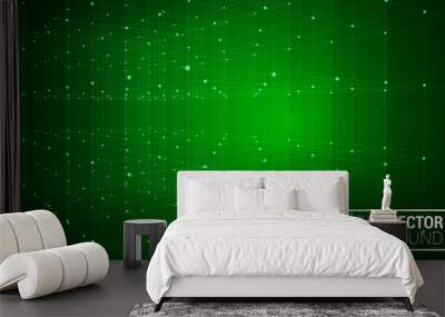 Vector Abstract futuristic background Wall mural