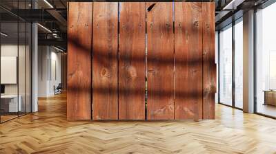 old wood plank background Wall mural