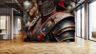 Roman Praetorians, now with powered armor, form the vanguard for a high tech assault squad Wall mural