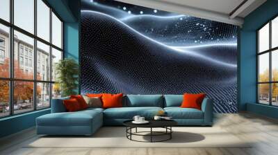 Modern Abstract Background Featuring Dots and Lines for Unique Designs Wall mural