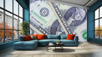 One dollar dollar fan   Wall mural