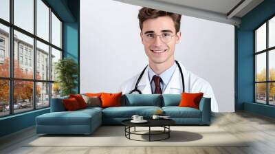 portrait of a doctor Wall mural