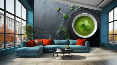 watercress soup Wall mural