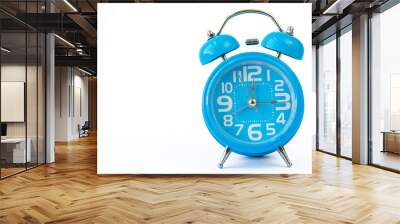 Close up Alarm clock isolated on white background Wall mural