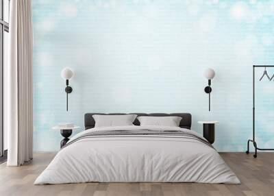 abstract color bokeh lights background Wall mural